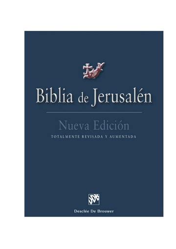 Biblia de Jerusalén : Free Download, Borrow, and Streaming : .